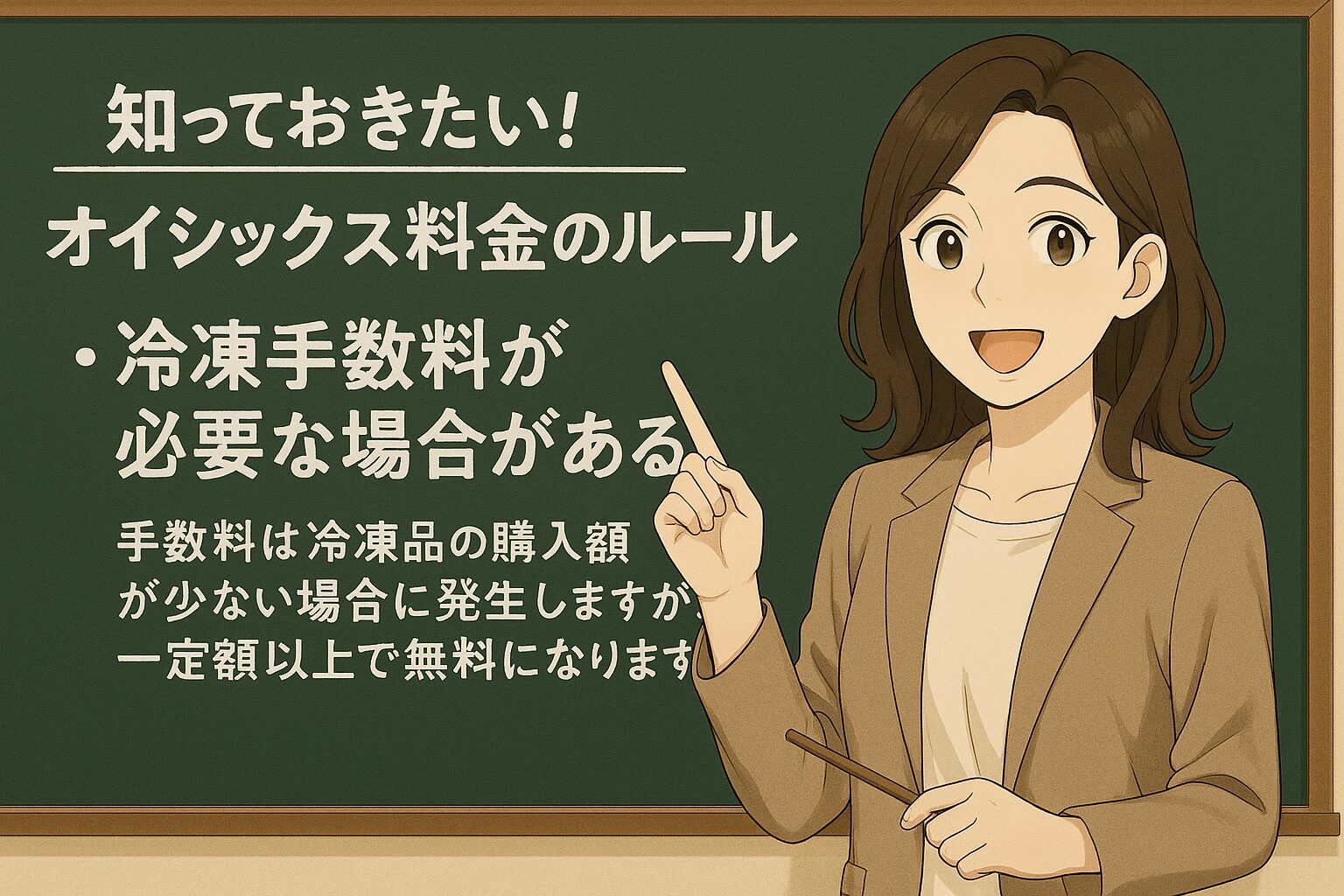 冷凍手数料が必要に場合がある
