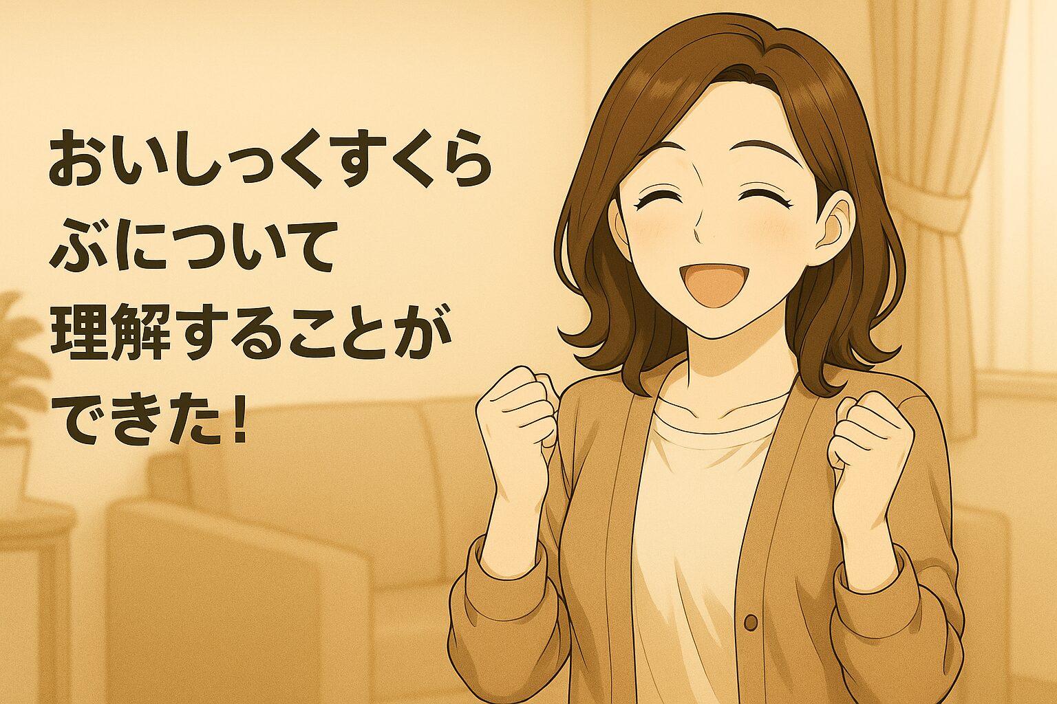 おいしっくすくらぶについて理解することができて喜んでいる30代共働き主婦