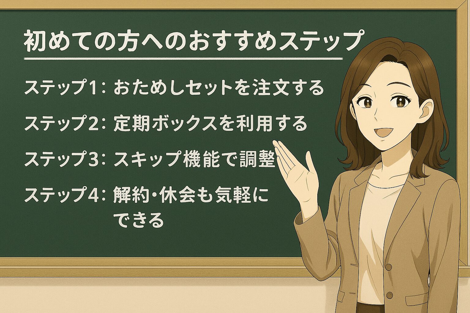 初めての方へのおすすめステップ
