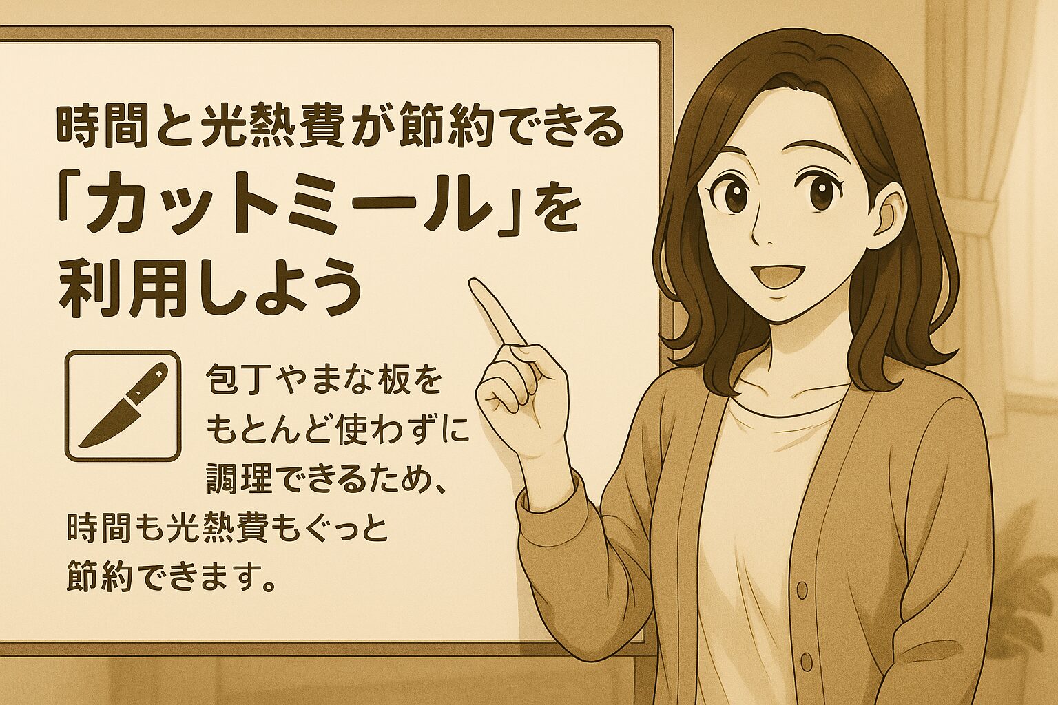 時間と光熱費が節約できる「カットミール」を利用しよう