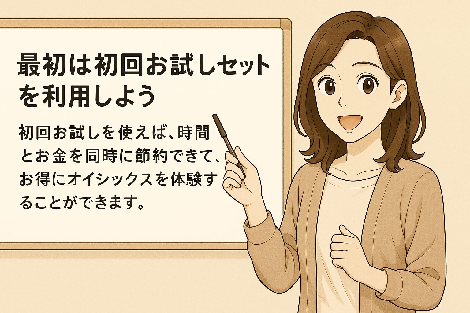 最初は初回お試しセットを利用しよう