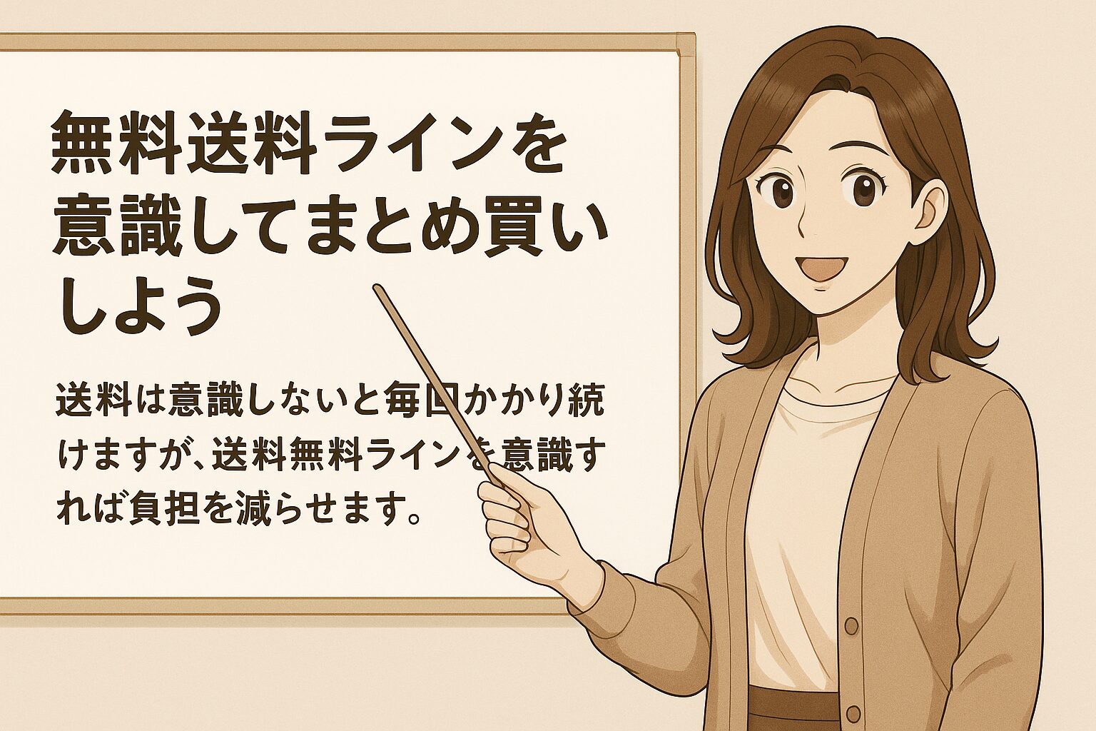 無料送料ラインを意識してまとめ買いしよう