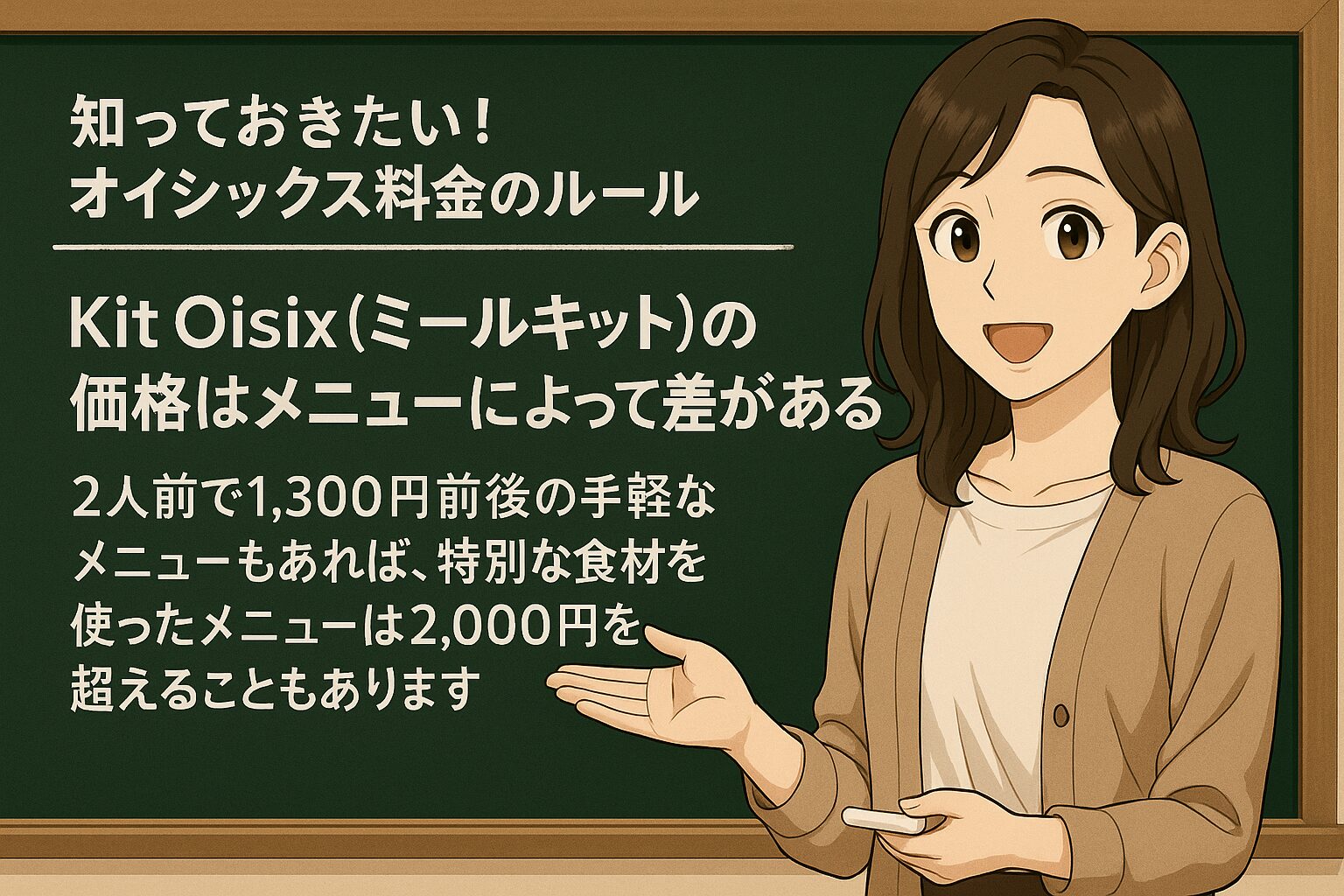 Kit Oisix（ミールキット）の価格はメニューによって差がある