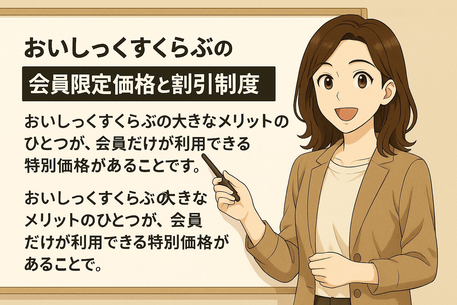 会員限定価格と割引制度