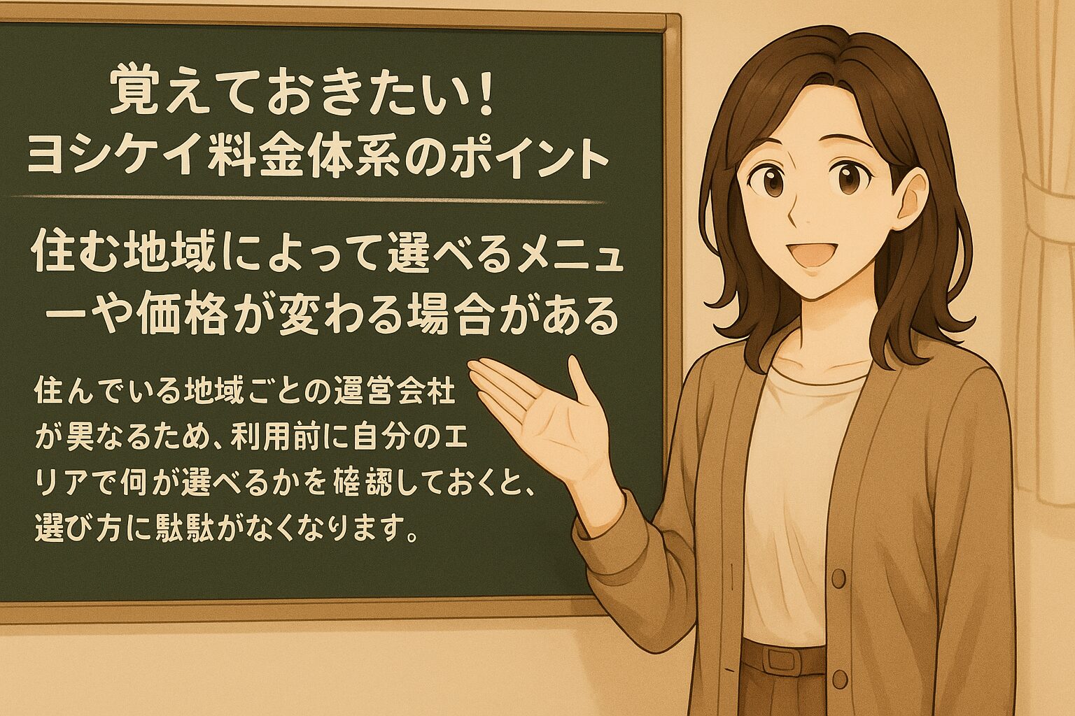住む地域によって選べるメニューや価格が変わる場合がある