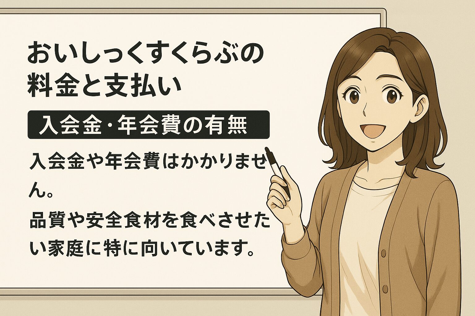 入会金・年会費の有無