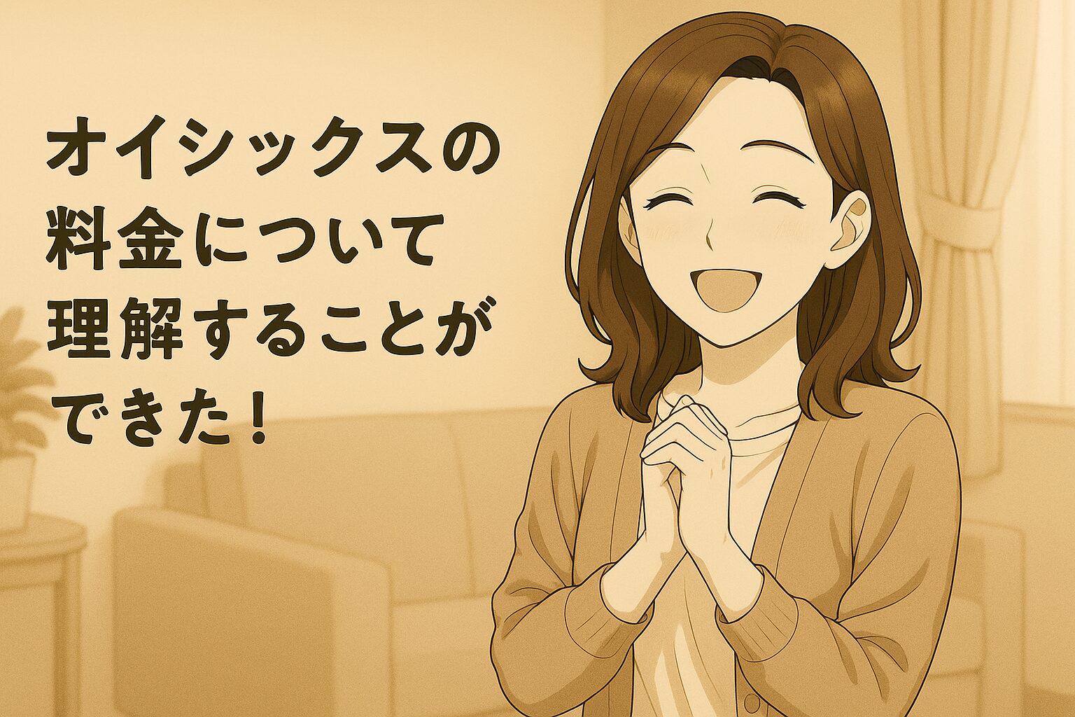オイシックスの料金について理解することができて喜んでいる30代共働き主婦