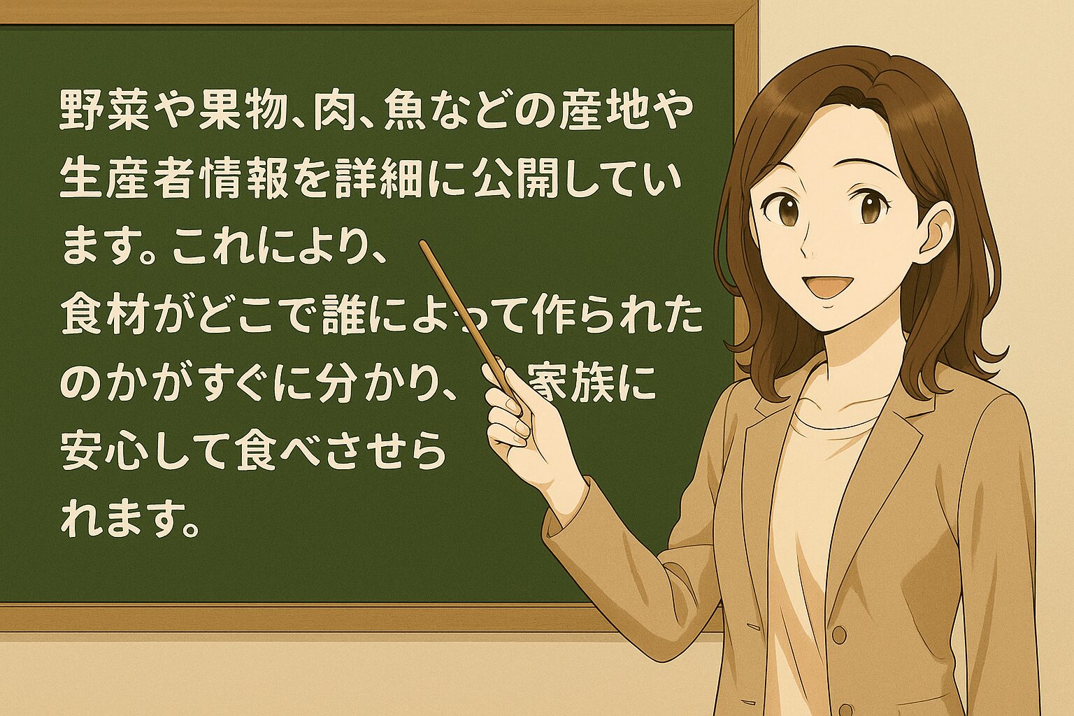 産地・生産者情報の公開