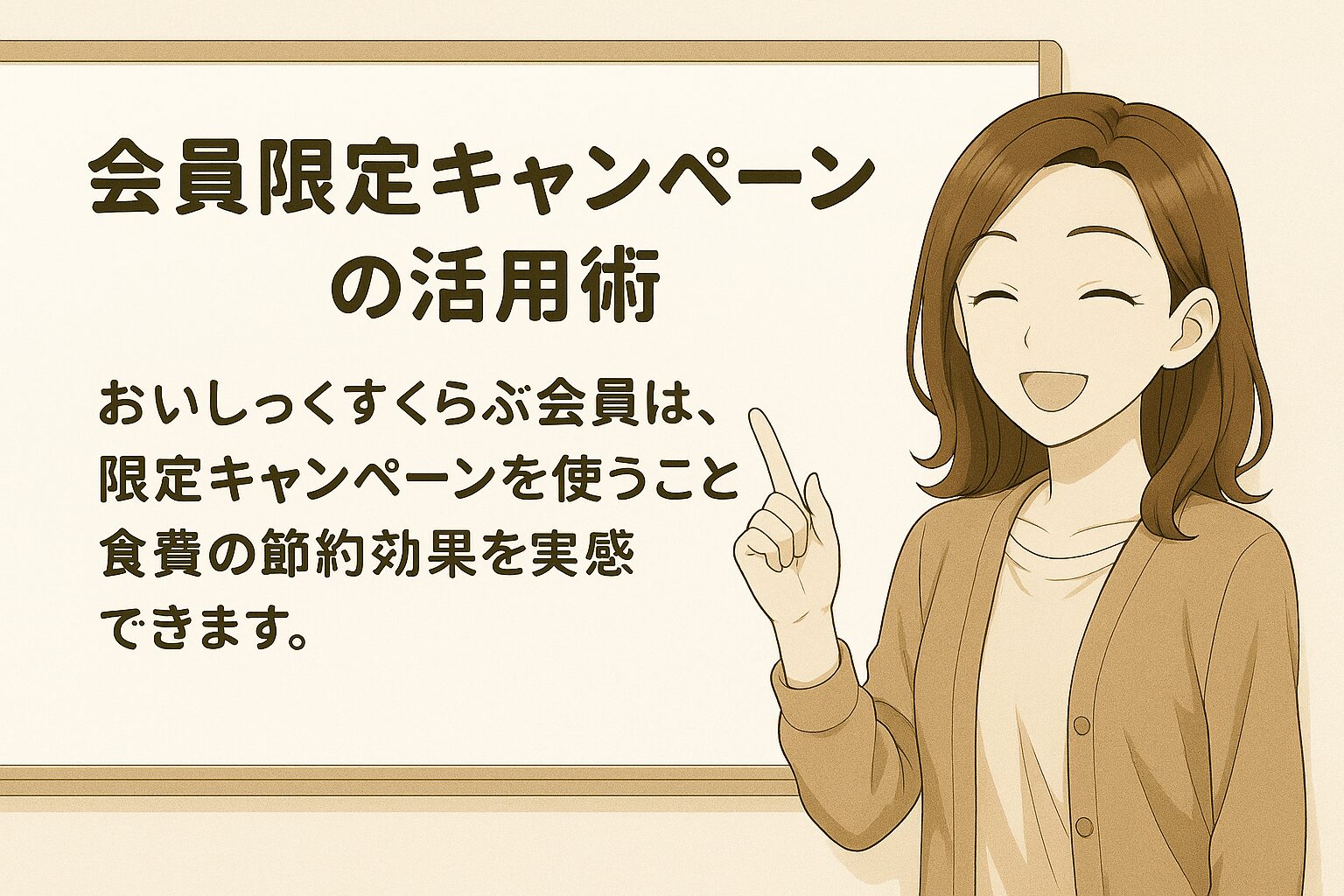 会員限定キャンペーンの活用術