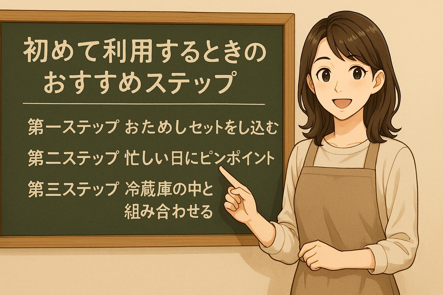 初めて利用するときのおすすめステップ