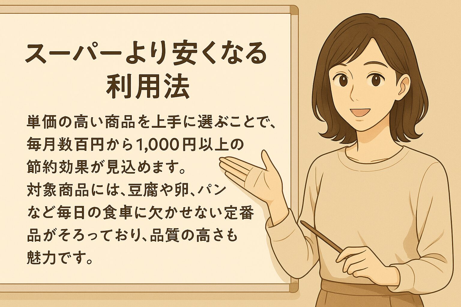 スーパーより安くなる利用法