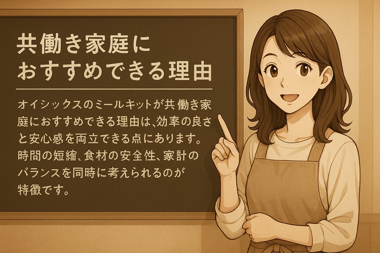 共働き家庭におすすめできる理由