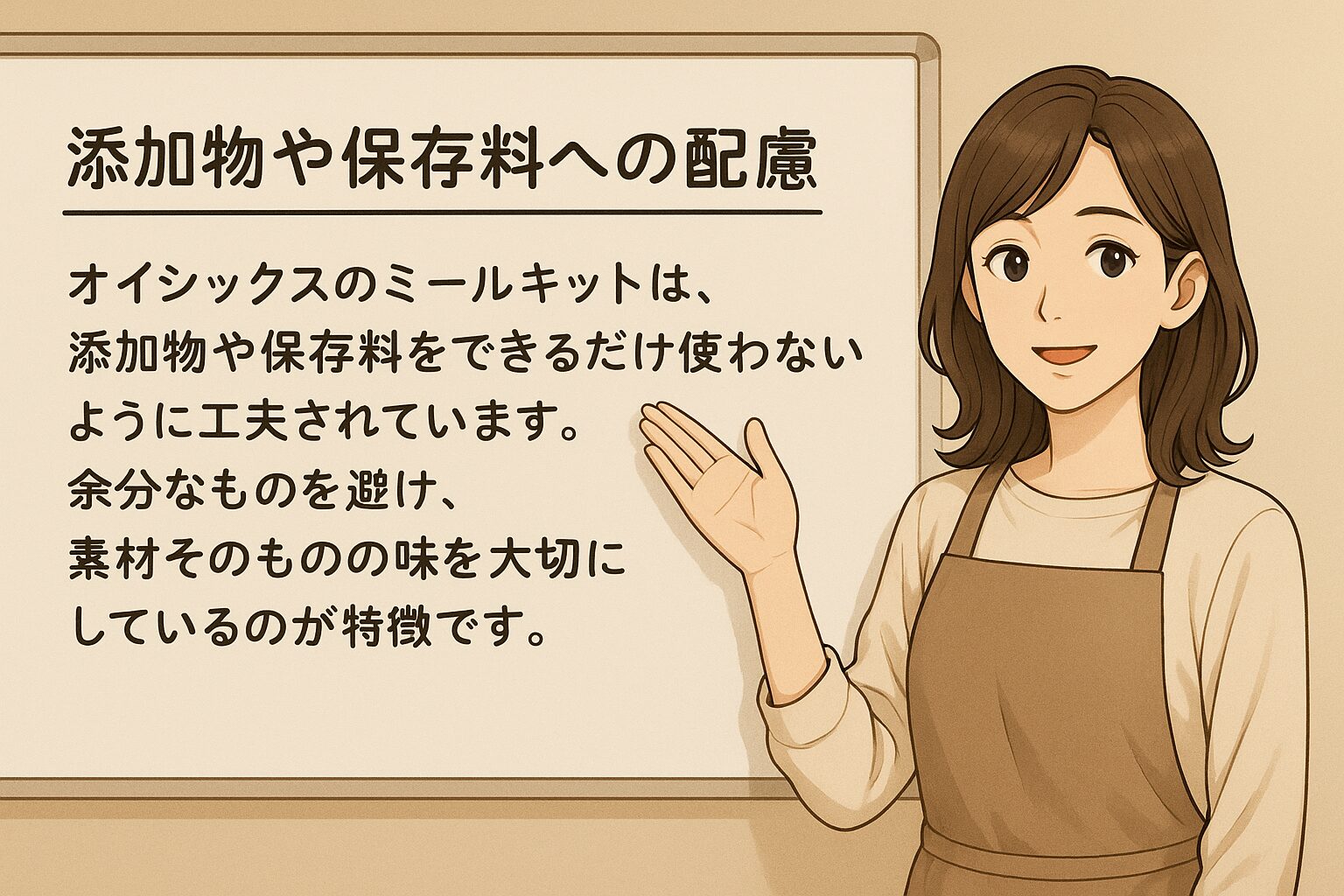 添加物や保存料への配慮