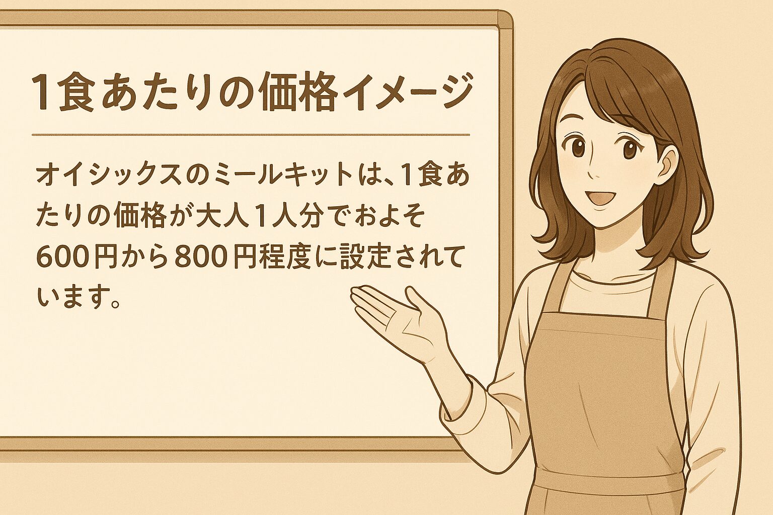 1食あたりの価格イメージ