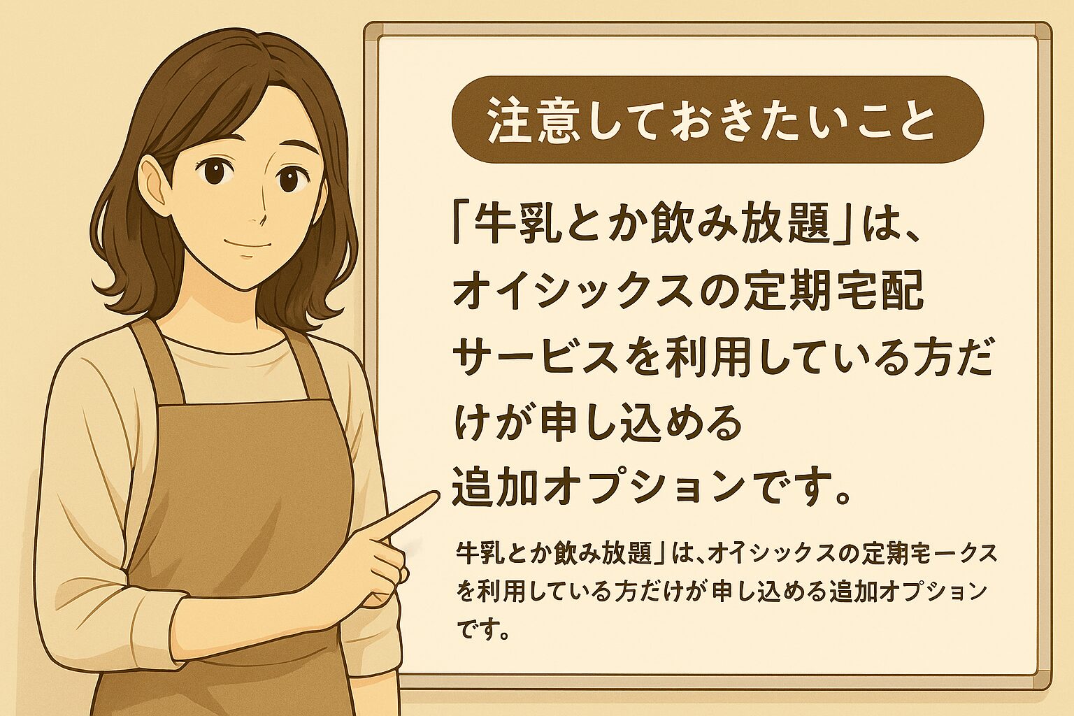 定期宅配サービスを利用中であることが条件