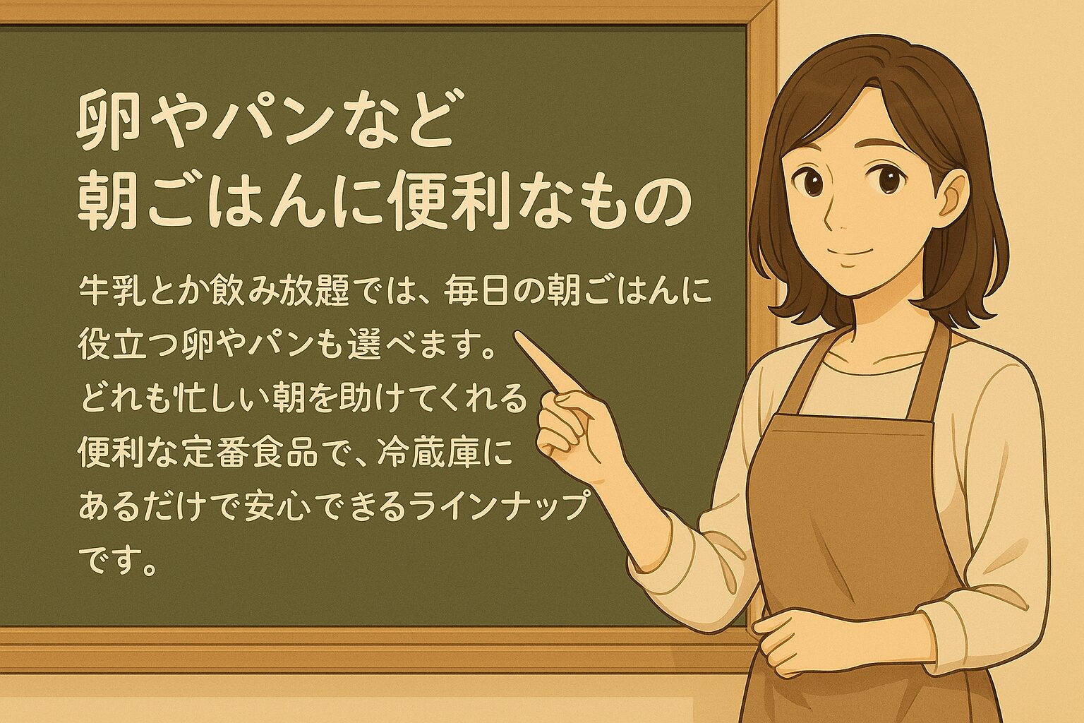 卵やパンなど朝ごはんに便利なもの