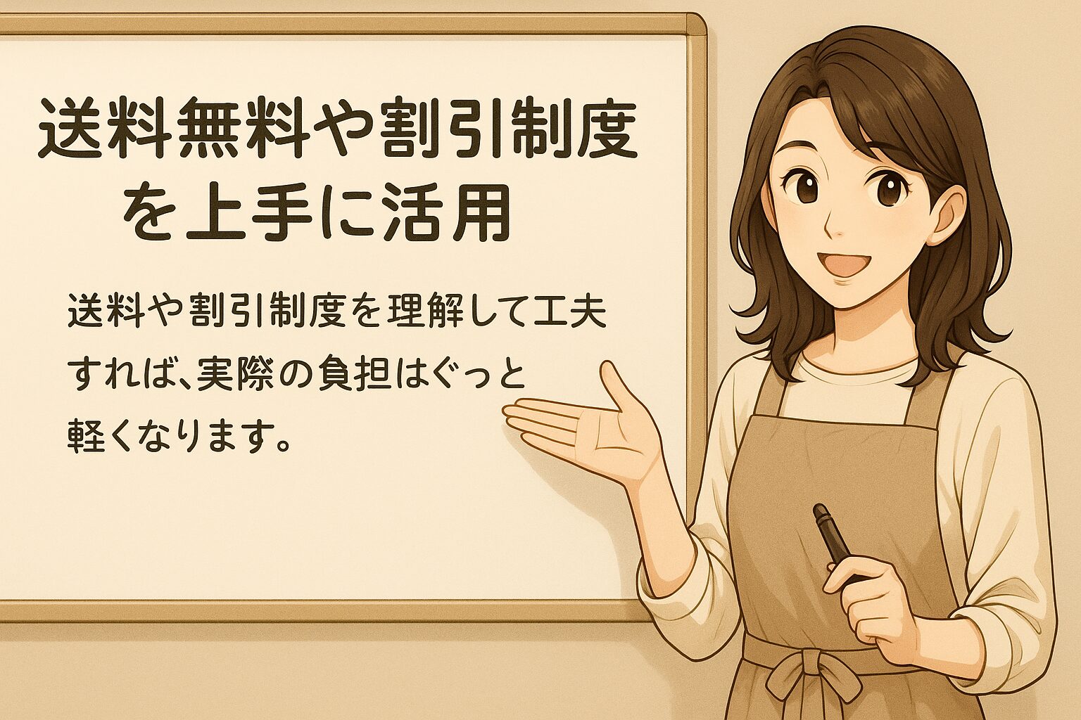 送料無料や割引制度を上手に活用